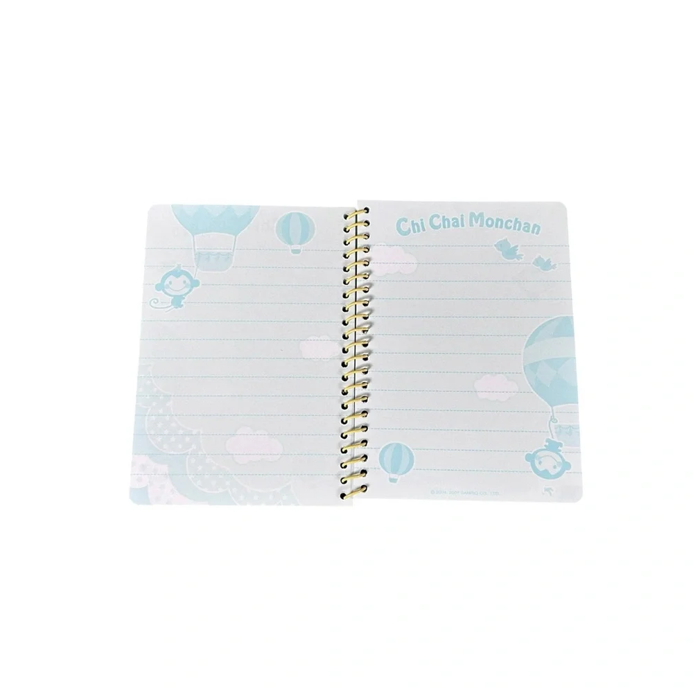 Vintage Sanrio Chi Chai Monchan Mini Spiral Notebook Y2K Kawaii Stationary NWT